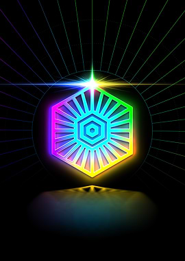 Prismatic Neon Magic Seal