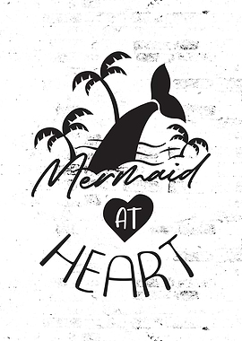 Mermaid Quote Wall Art