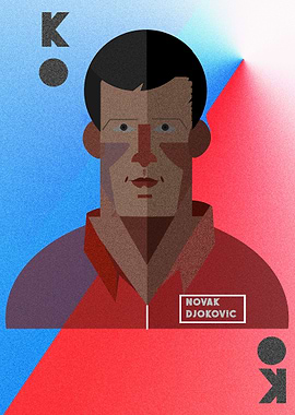Novak Djokovic portrait