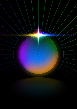 Prismatic Neon Magic Seal