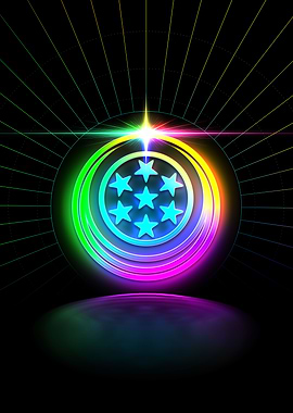 Prismatic Neon Magic Seal