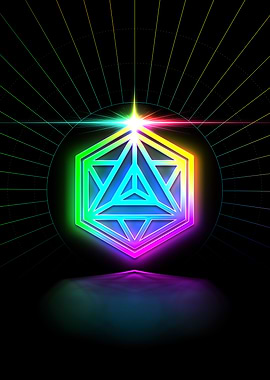 Prismatic Neon Magic Seal