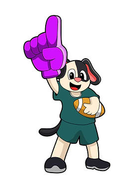 Dog Football Sports