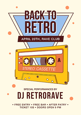 Retro music party