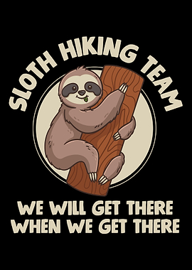 Sloth Hiking Hiker