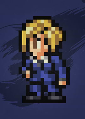 FF VII Elena Pixel Sprite