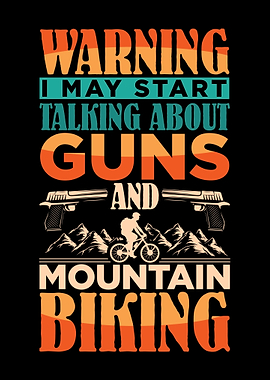 Mountain bike guns weapon