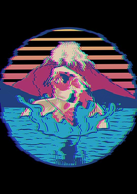 Retro Fishing Fisherman