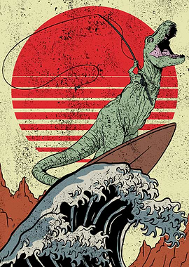 Fishing Dinosaur TRex