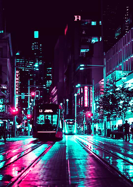 City Train Cyberpunk 2077