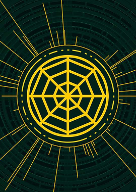 Yellow Gold Magic Glyph