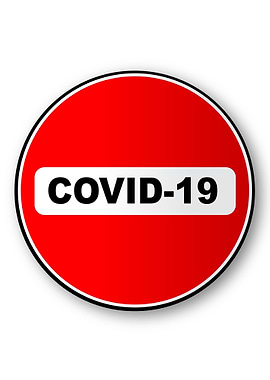 No Entry Covid 19 Sign