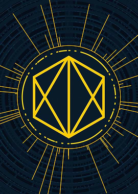 Yellow Gold Magic Glyph