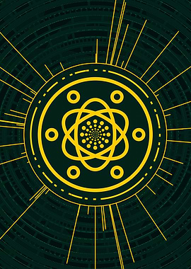 Gold Sacred Geometry Glyph