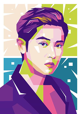 EXO CHANYEOL POP ART