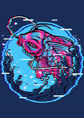 Koi Fish Carp Vaporwave