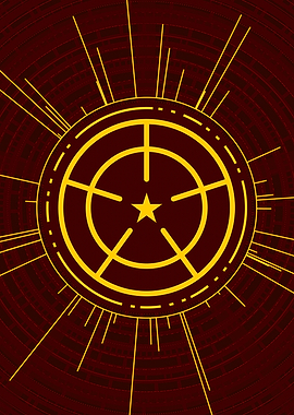 Yellow Gold Magic Glyph