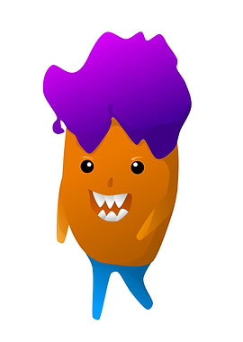 Character tropical face