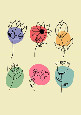 Botanical minimalist room