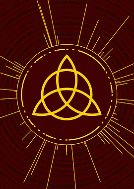 Gold Glyph Mandala Rune