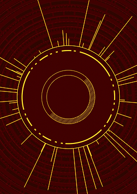 Yellow Gold Magic Glyph