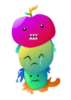 character tropical face