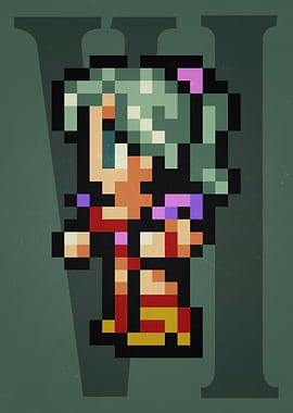 FF VI Terra Pixel Sprite