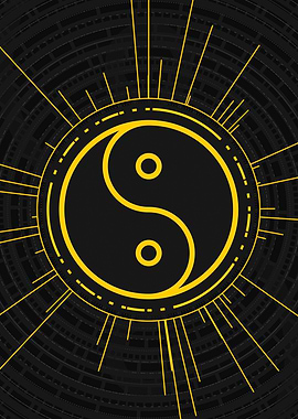 Yellow Gold Magic Glyph