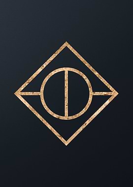 Gold Glyph Mandala Rune