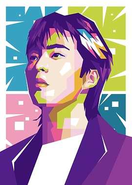 EXO XIUMIN POP ART