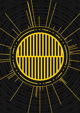 Yellow Gold Magic Glyph