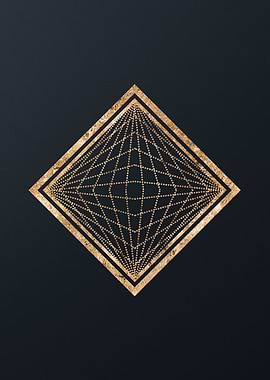 Gold Glyph Mandala Rune