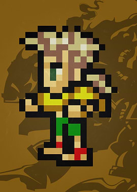 FF VI Gau Pixel Sprite