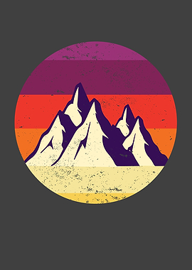 Mountain Sunset Rainbow