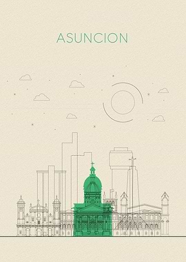 Asuncion Skyline