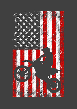 AMERICAN FLAG Dirt Bike