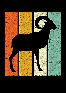 Aries Retro Star Sign