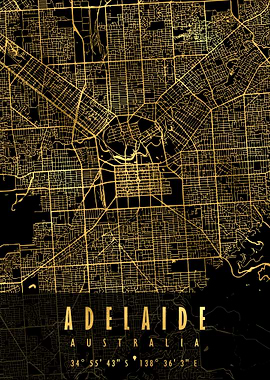 Adelaide Map Australia