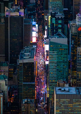 Purple street cyberpunk