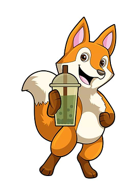 Fox Drink Bubble Tea