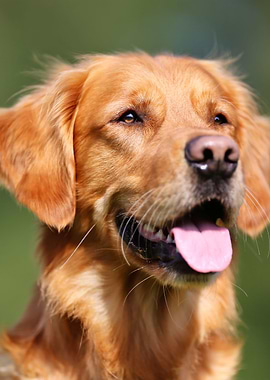 Golden retriever dog