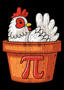 Chicken Pi Apparel Pi Day