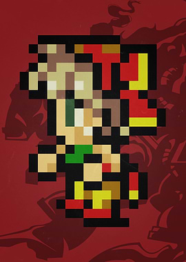 FF VI Relm Pixel Sprite