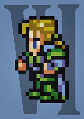 FF VI Sabin Pixel Sprite