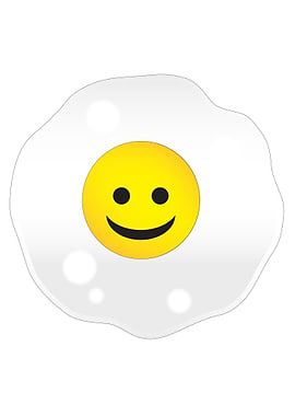 Smiley Face Fried Egg