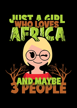 Safari Africa Girl Woman