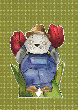 Cute mole children bedroom