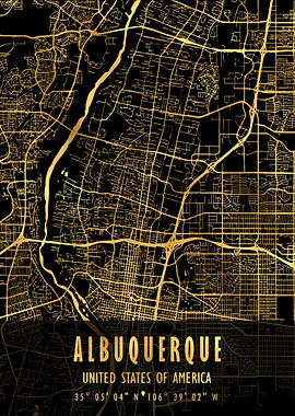 Albuquerque Map USA