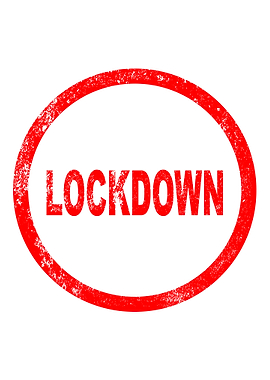 Lockdown Rubber Stamp