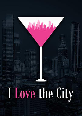I Love The City Pink